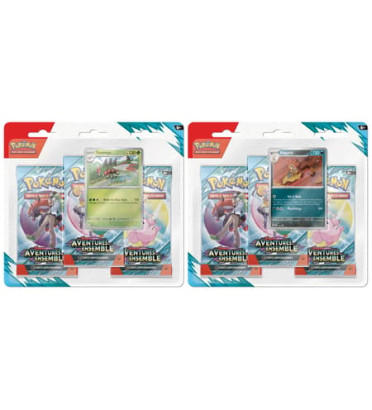 TRI PACK DE 3 BOOSTERS AVENTURES ENSEMBLE EV09 / CARTE POKEMON VF