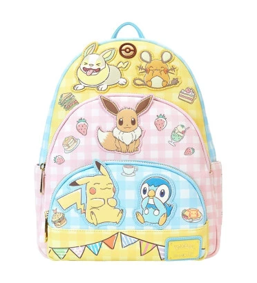 MINI SAC A DOS CAFE TRIPLE POCHE / POKEMON / LOUNGEFLY