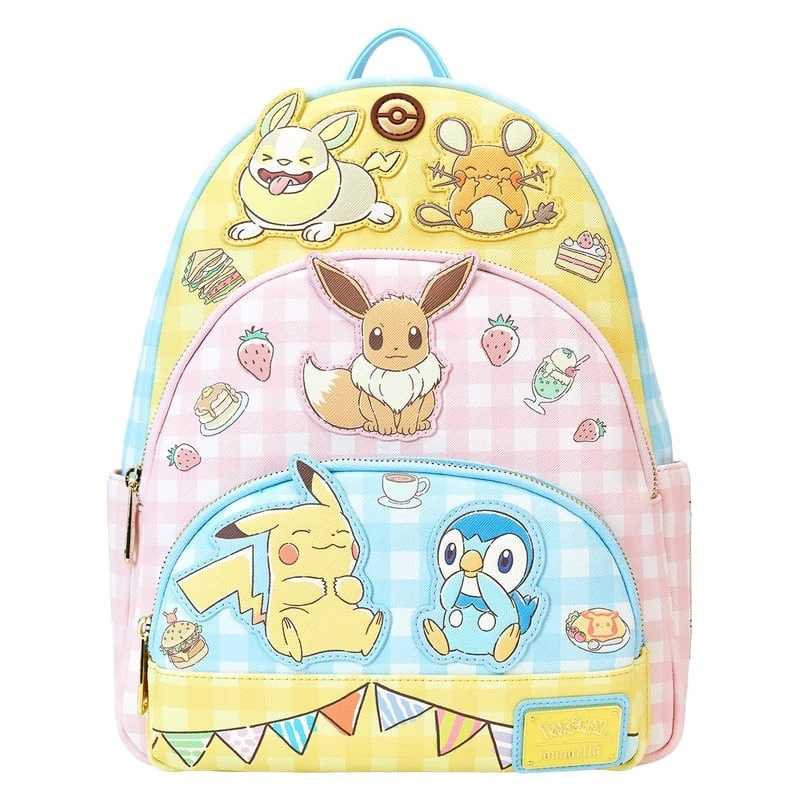 MINI SAC A DOS CAFE TRIPLE POCHE / POKEMON / LOUNGEFLY MINI SAC A DOS CAFE TRIPLE POCHE / POKEMON / LOUNGEFLY