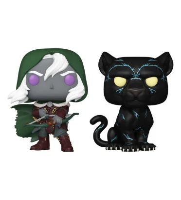 DRIZZT DOURDEN ET GUENHWYVAR / DUNGEONS AND DRAGONS / FIGURINE FUNKO POP