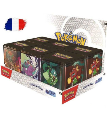 DISPLAY 6 TIN CUBE MARS 2025 / CARTE POKEMON VF