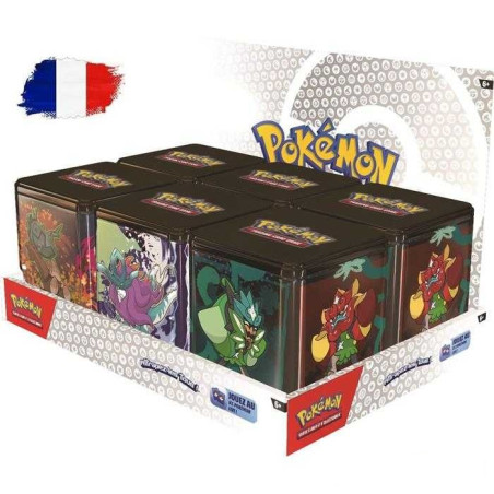 DISPLAY 6 TIN CUBE MARS 2025 / CARTE POKEMON VF
