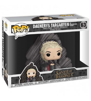 DAENERYS TARGARYEN ON DRAGONSTONE THRONE / GAME OF THRONES / FUNKO POP