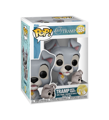TRAMP WITH PUPPY / LA BELLE ET LE CLOCHARD / FIGURINE FUNKO POP TRAMP WITH PUPPY / LA BELLE ET LE CLOCHARD / FIGURINE FUNKO POP
