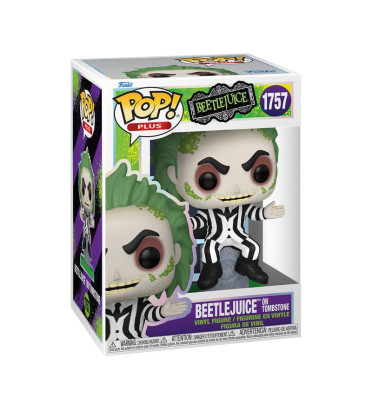 BEETLEJUICE ON TOMBSTONE / BEETLEJUICE / FIGURINE FUNKO POP