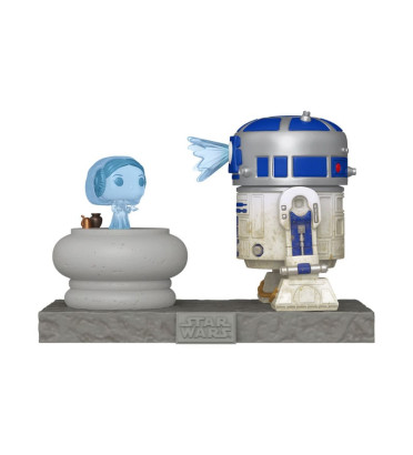 R2-D2 AND PRINCESS LEIA HOLO / STAR WARS / FIGURINE FUNKO POP