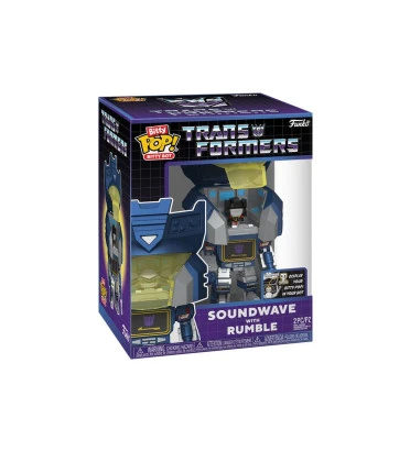 SOUNDWAVE WITH RUMBLE / TRANSFORMERS / FIGURINE FUNKO POP