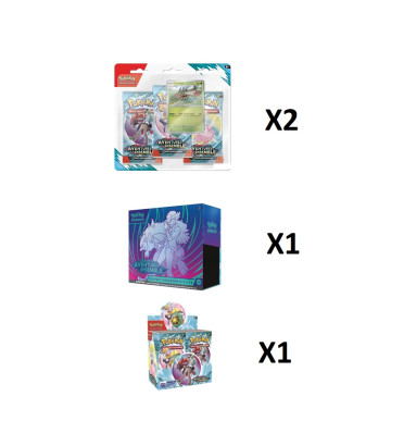 BUNDLE DISPLAY EV09 + 1 ETB EV09 +2 TRIPACK EV09 / CARTE POKEMON VF