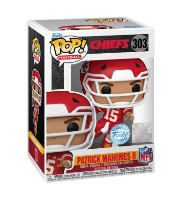 PATRICK MAHOMES 2 AVEC CASQUE / CHIEFS / FIGURINE FUNKO POP