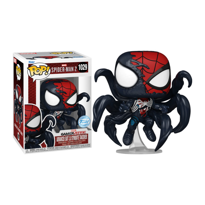 ADVANCED SUIT 2.0 SYMBIOTE TAKEOVER / SPIDER-MAN 2 / FIGURINE FUNKO POP / EXCLUSIVE SPECIAL EDITION