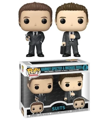 2 PACK HARVEY SPECTER ET MICHAEL ROSS / SUITS / FIGURINE FUNKO POP 2 PACK HARVEY SPECTER ET MICHAEL ROSS / SUITS / FIGURINE FUNKO POP