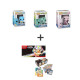 BUNDLE BOITE SURPRISE EV8.5 + 3 FUNKO POP MEWTWO/SQUIRTLE/BULBASAUR