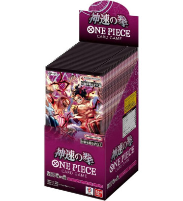 DISPLAY DE 24 BOOSTERS ONE PIECE A FIST OF DIVINE OP-11 / CARTE JAPONAISE