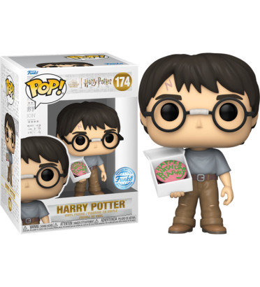 HARRY POTTER WITH CAKE / HARRY POTTER / FIGURINE FUNKO POP / EXCLUSIVE SPECIAL EDITION