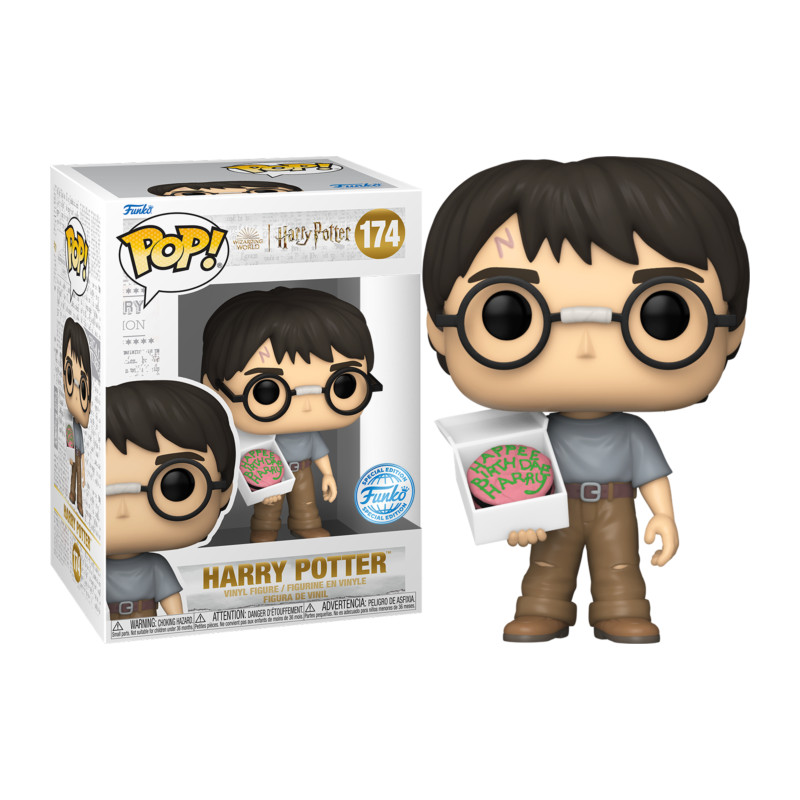 HARRY POTTER WITH CAKE / HARRY POTTER / FIGURINE FUNKO POP / EXCLUSIVE SPECIAL EDITION