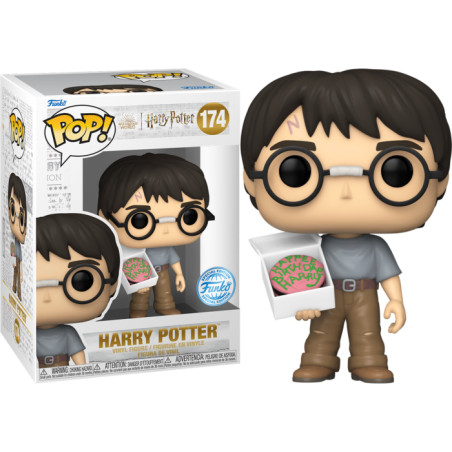 HARRY POTTER WITH CAKE / HARRY POTTER / FIGURINE FUNKO POP / EXCLUSIVE SPECIAL EDITION