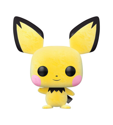 PICHU / POKEMON / FIGURINE FUNKO POP / FLOCKED
