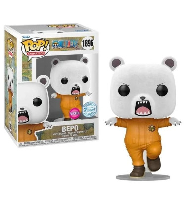 BEPO / ONE PIECE / FIGURINE FUNKO POP / EXCLUSIVE SPECIAL EDITION / FLOCKED