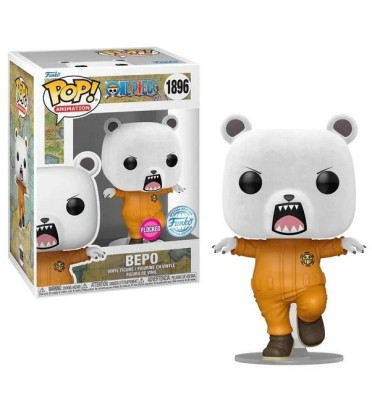 BEPO / ONE PIECE / FIGURINE FUNKO POP / EXCLUSIVE SPECIAL EDITION / FLOCKED