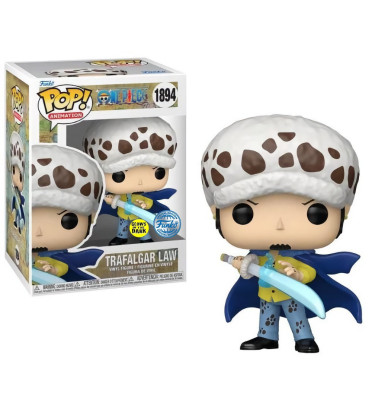 TRAFALGAR LAW WITH BLUE ANESTHESIA / ONE PIECE / FIGURINE FUNKO POP / EXCLUSIVE SPECIAL EDITION / GITD TRAFALGAR LAW WITH BLUE ANESTHESIA / ONE PIECE / FIGURINE FUNKO POP / EXCLUSIVE SPECIAL EDITION / GITD