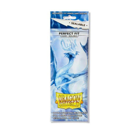 100 PERFECT FIT STANDARD REFERMABLE TRANSPARENT / DRAGON SHIELD
