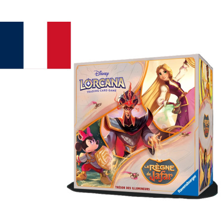 COFFRET LORCANA TRESOR DES ILLUMINEURS LE REGNE DE JAFAR CHAPITRE 8 / CARTE VF