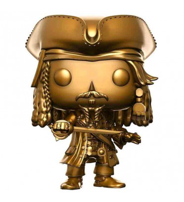 JACK SPARROW GOLD / PIRATES DES CARAÏBES / FIGURINE FUNKO POP / EXCLUSIVE