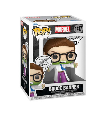 BRUCE BANNER DONT MAKE ME ANGRY / MARVEL / FIGURINE FUNKO POP