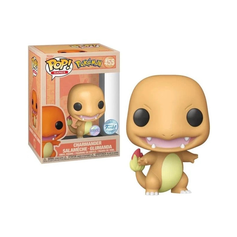 SALAMECHE SOFT COLOR / POKEMON / FIGURINE FUNKO POP / EXCLUSIVE SPECIAL EDITION