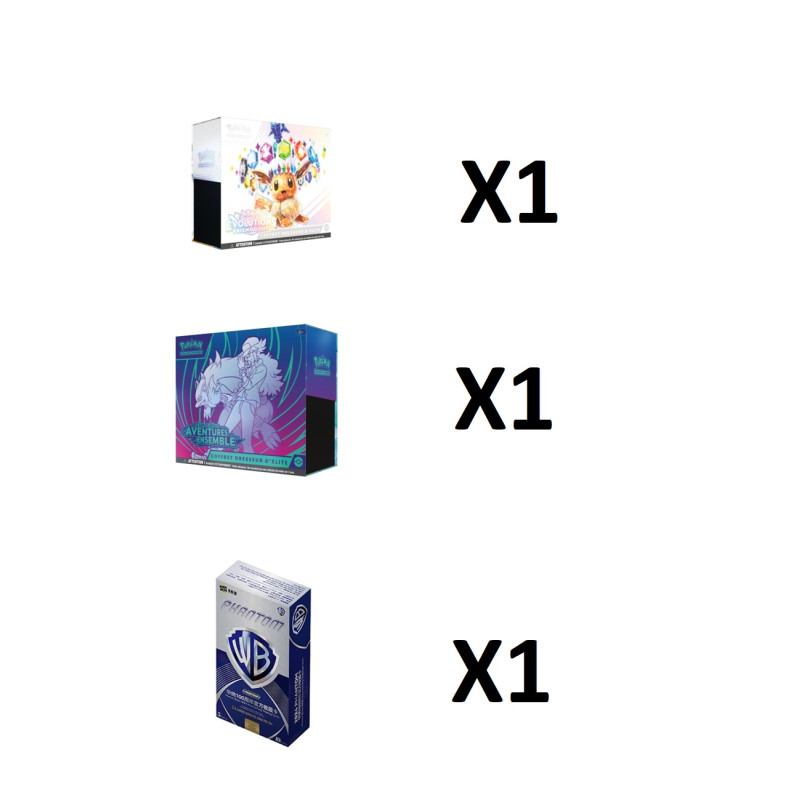 BUNDLE ETB EV8.5 + ETB EV09 + DISPLAY PHANTOM WARNERS BROSS KAKAWOW