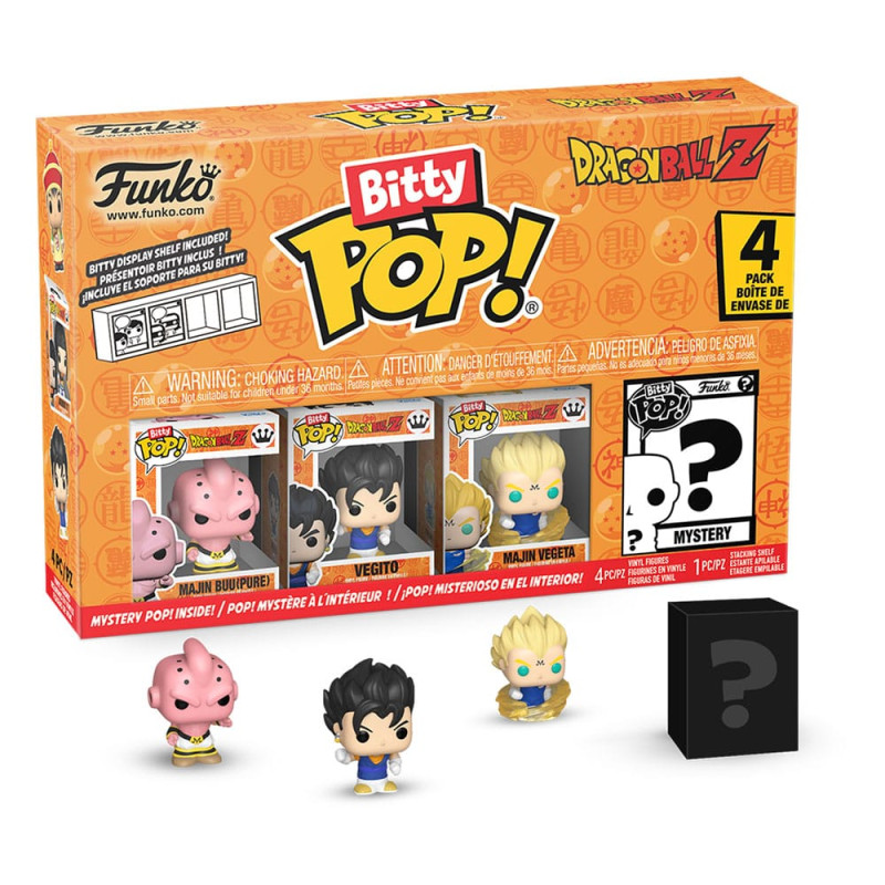 4 PACK MAJIN BUU / DRAGON BALL Z / FUNKO BITTY POP
