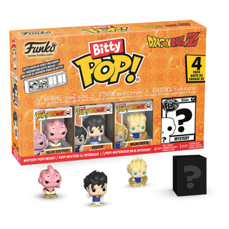 4 PACK MAJIN BUU / DRAGON BALL Z / FUNKO BITTY POP
