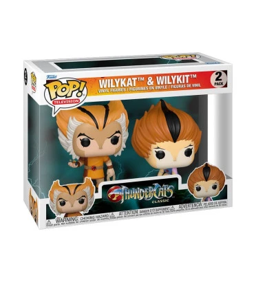 2 PACK WILYKAT ET WILYKIT / THUNDERCATS / FIGURINE FUNKO POP