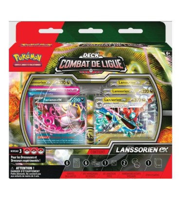 DECK DE COMBAT DE LIGUE LANSSORIEN EX / CARTE POKEMON VF