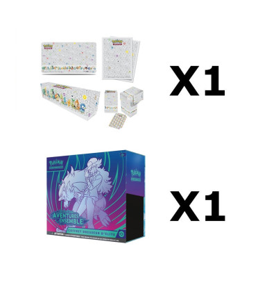 BUNDLE ETB EV09 + ACCESSOIRES FIRST PARTNERS / CARTE POKEMON VF