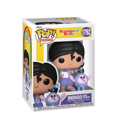 INDIGO DOLL AND HAMMY / BLONDINE AU PAYS DE LARC EN CIEL / FIGURINE FUNKO POP