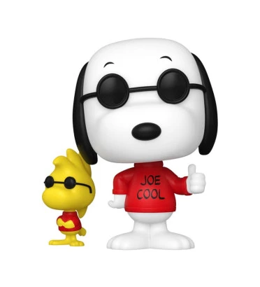 JOE COOL AND WOODSTOCK / PEANUTS / FIGURINE FUNKO POP