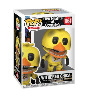 WHITERED CHICA / FIVE NIGHTS AT FREDDY'S / FIGURINE FUNKO POP