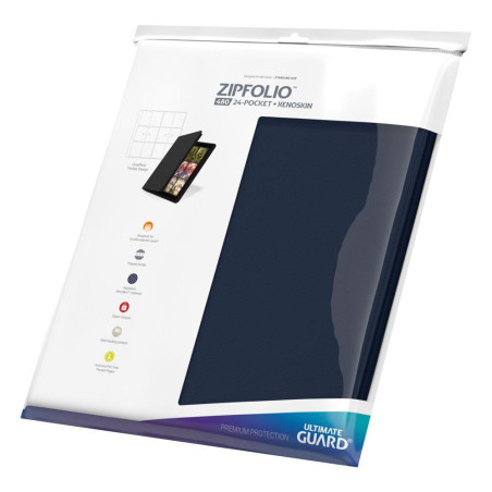 ZIPFOLIO 480 24-POCKET XENOSKIN BLEU / ULTIMATE GUARD