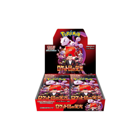DISPLAY DE 30 BOOSTERS POKEMON SV10 GLORY OF TEAM ROCKET / CARTE JAPONAISE