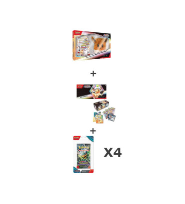 BUNDLE COLLECTION SPECIALE EVOLI + BOITE SURPRISE EV8.5 + 4 BLISTERS EV06 (NO ART SET)