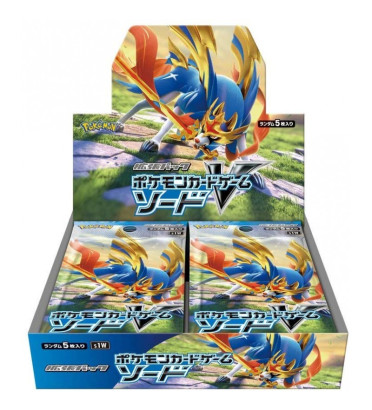 DISPLAY DE 30 BOOSTERS POKEMON S1W SWORD / CARTE JAPONAISE