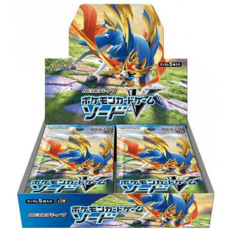 DISPLAY DE 30 BOOSTERS POKEMON S1W SWORD / CARTE JAPONAISE