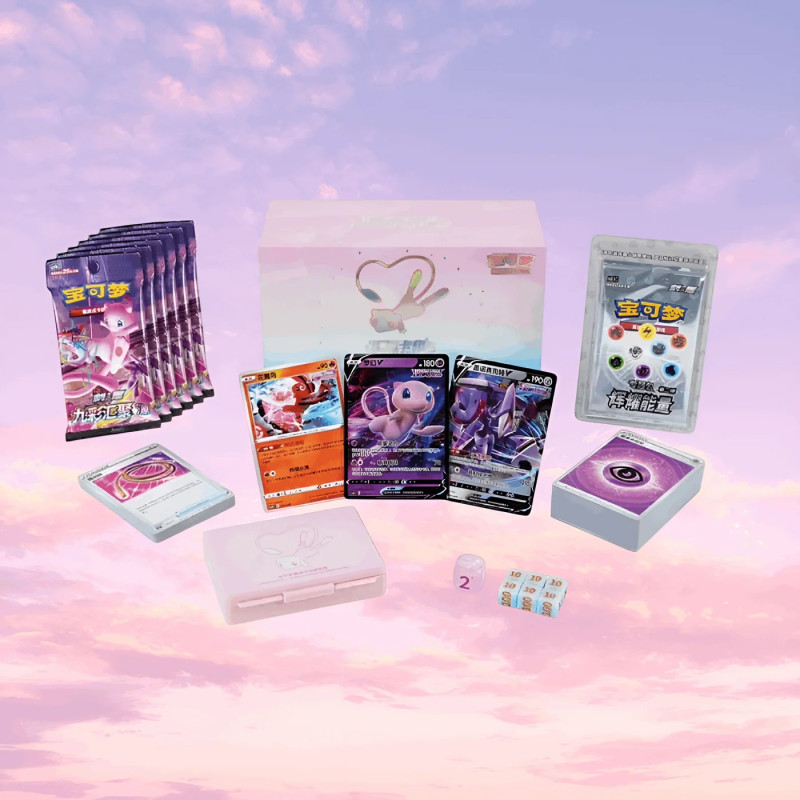 DECK BUILDING GIFT BOX MEW / CARTE POKEMON CHINOISE