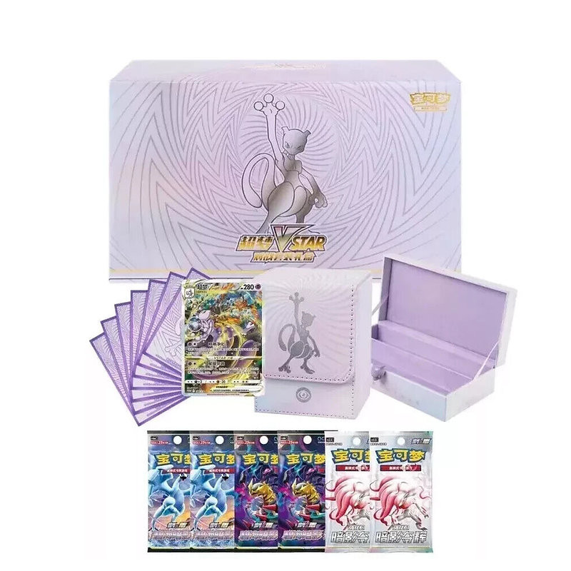 COFFRET MEWTWO VSTAR GIFT BOX / CARTE POKEMON CHINOISE