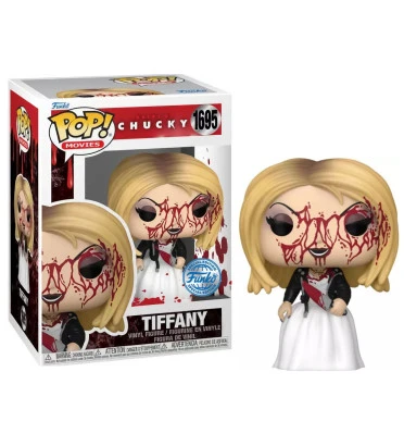 TIFFANY BATTLE DAMAGED / CHUCKY / FIGURINE FUNKO POP / EXCLUSIVE SPECIAL EDITION TIFFANY BATTLE DAMAGED / CHUCKY / FIGURINE FUNKO POP / EXCLUSIVE SPECIAL EDITION