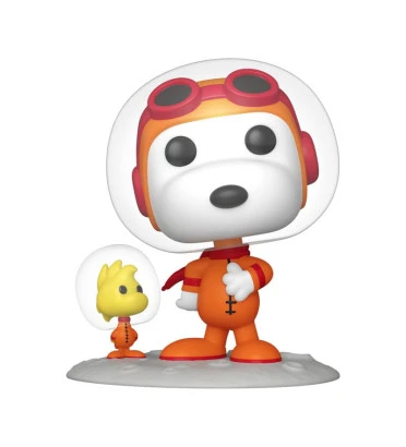 ASTRONAUT SNOOPY AND WOODSTOCK / PEANUTS / FIGURINE FUNKO POP