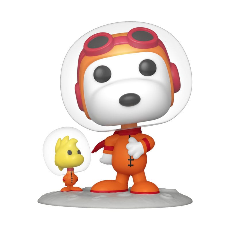 ASTRONAUT SNOOPY AND WOODSTOCK / PEANUTS / FIGURINE FUNKO POP