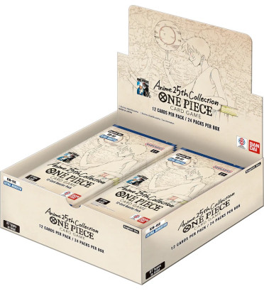DISPLAY DE 24 BOOSTERS ONE PIECE ANIME 25 COLLECTION EB-02 / CARTE ANGLAISE
