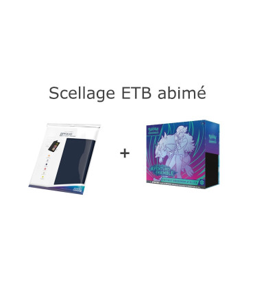BUNDLE ETB EV09 SCELLAGE ABIMEE + BINDERS BLEU 24 POCKET ULTIMATE GUARD / CARTE POKEMON VF